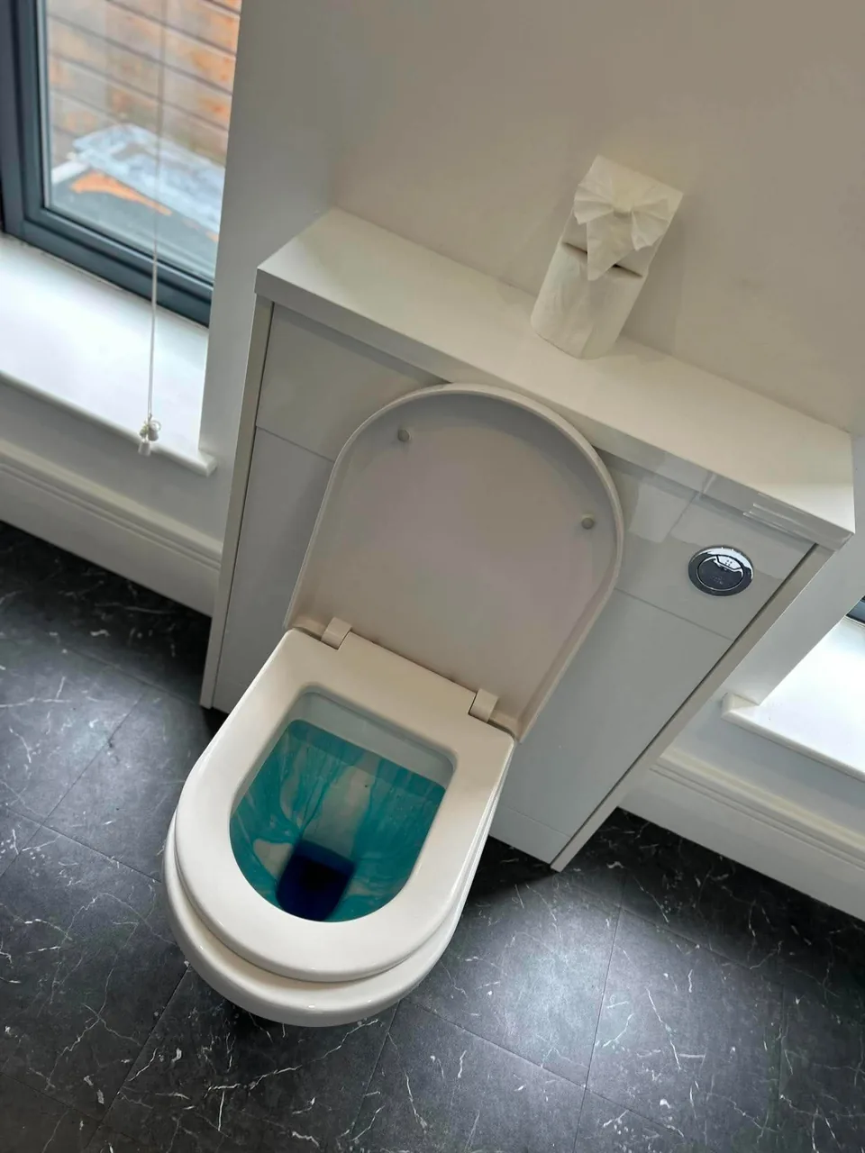 Clean domestic bathroom prepared as part of a detailed home clean