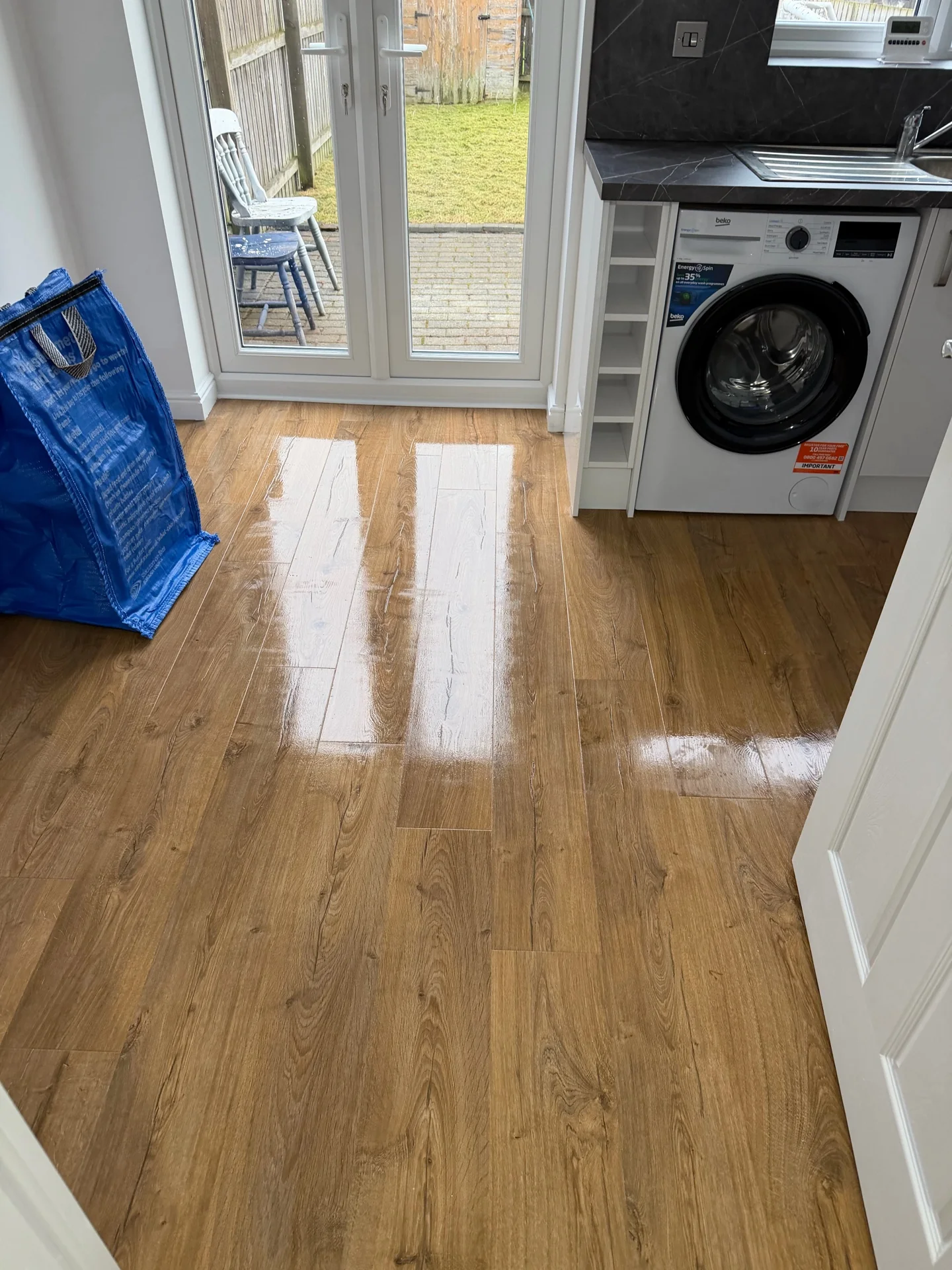 Utility area shown in an end-of-tenancy cleaning portfolio record
