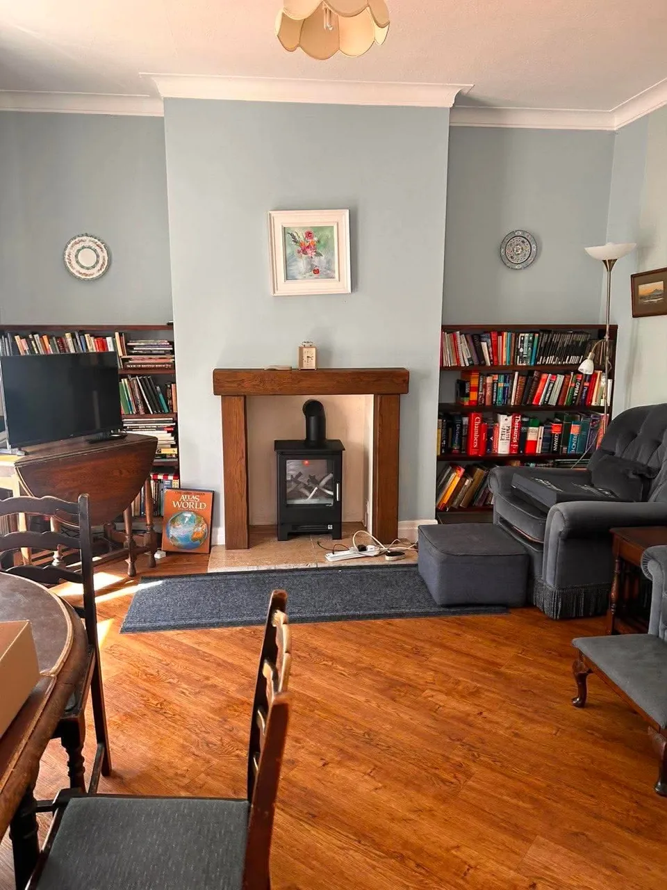 Freshly cleaned living space prepared for an end-of-tenancy property handover