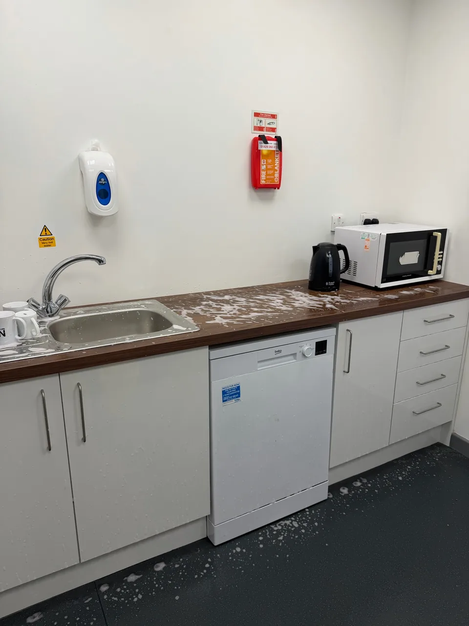Detailed school deep-clean work completed during an education project