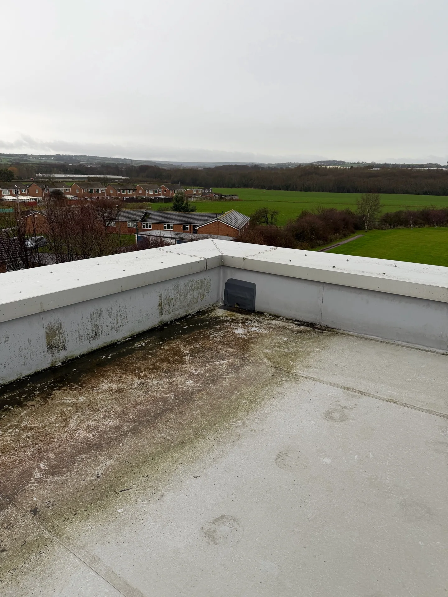 School roof condition recorded during the roof-and-gully cleaning programme